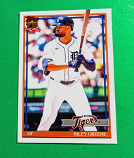 2026 Topps Series 1 Riley Greene #T91-2 1991 Topps Insert Tigers