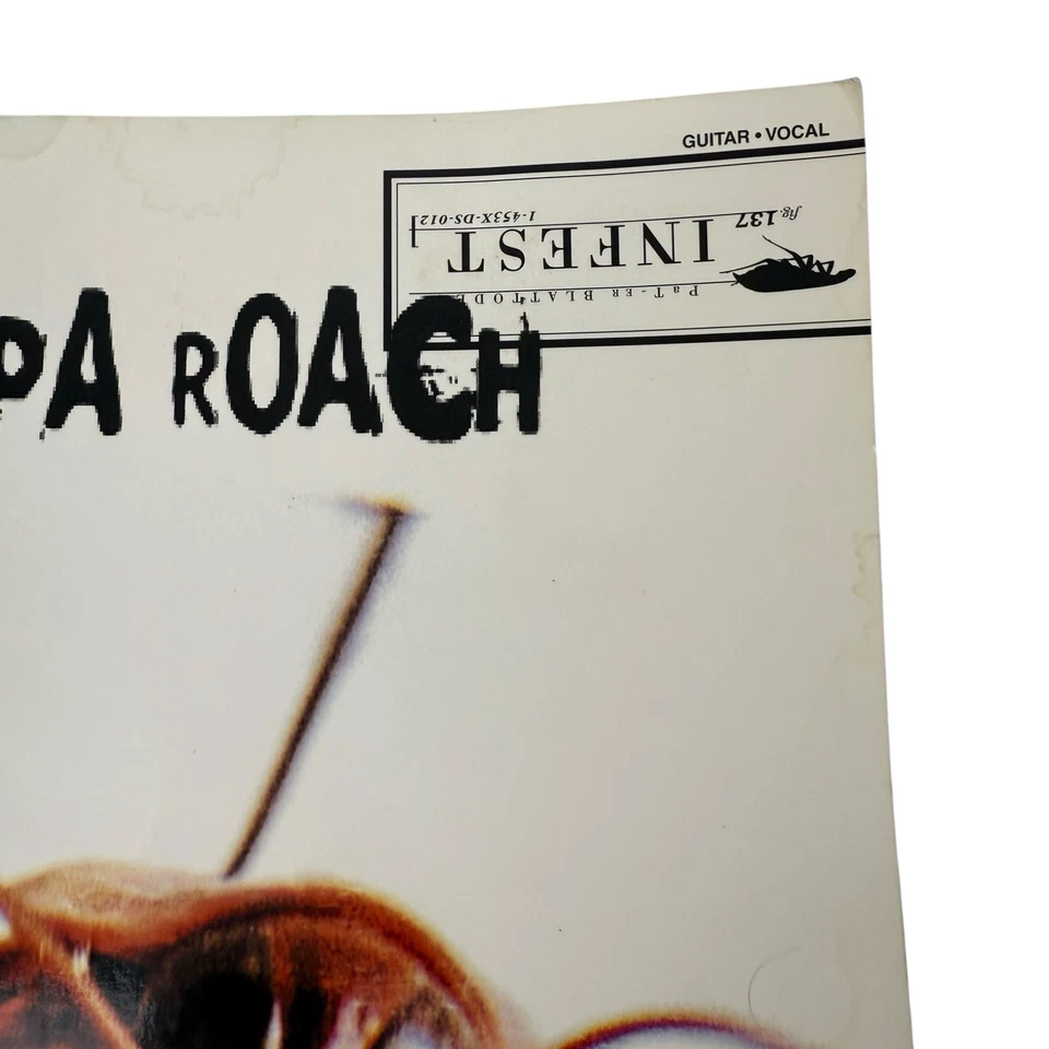 Rare! Papa Roach Infest Guitar Vocal Song Book Sheet Music Hal Leonard 2000 - Image 4 of 4
