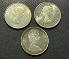 Canada 1963/1964/65 50 Cents Silver Coins: Lot of 3-BM9601663