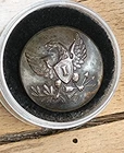 Civil War Silver Union US Infantry I Eagle button Non dug