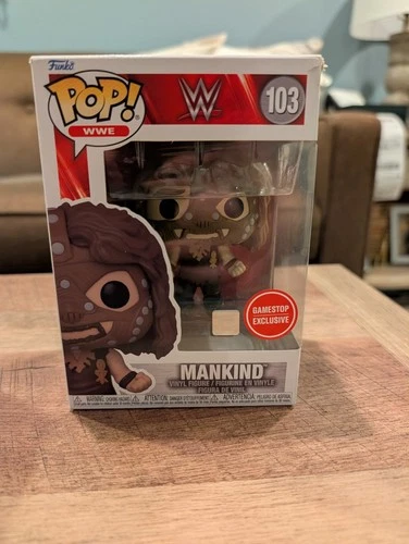 Funko Pop! WWE Wrestling Mankind #103 Mick Foley GameStop Exclusive