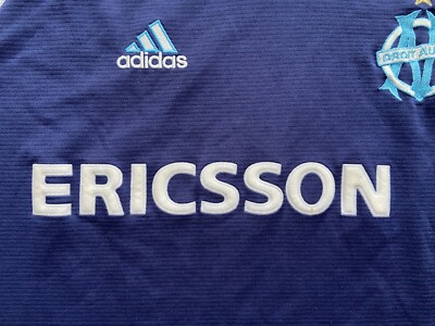 OLYMPIQUE MARSEILLE 1998 1999 AWAY FOOTBALL SHIRT SOCCER JERSEY