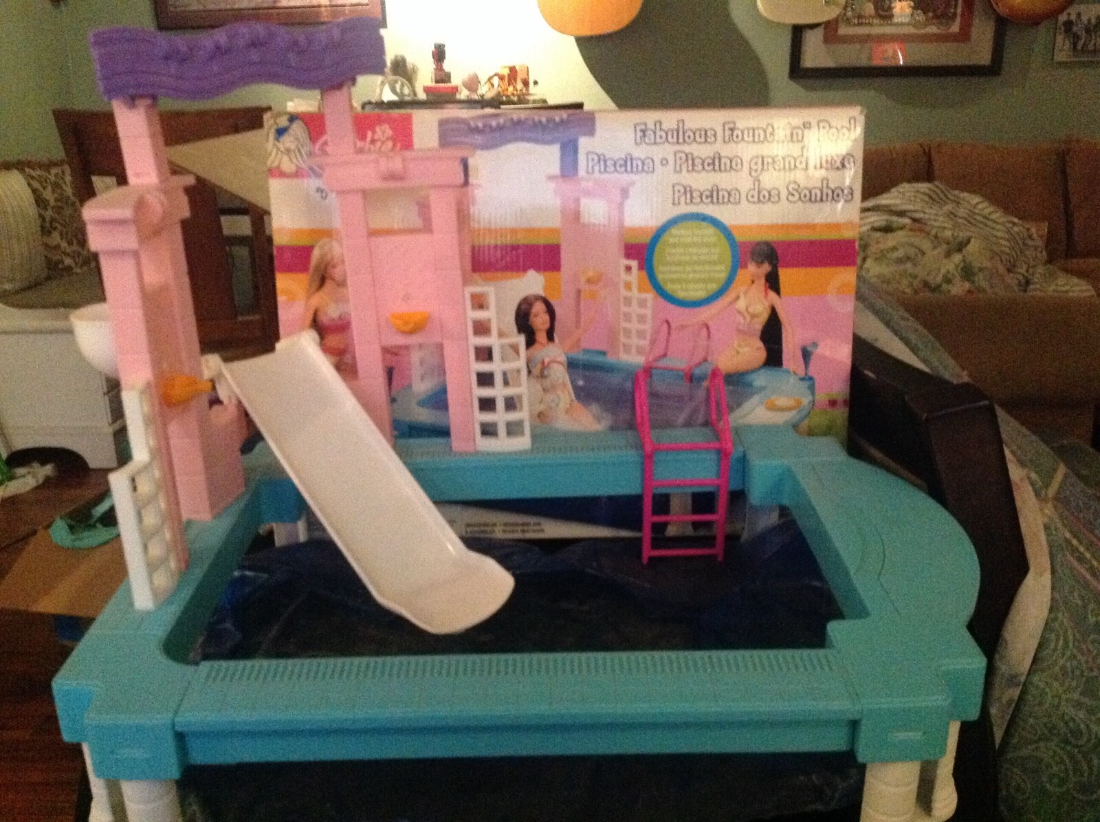 barbie fountain pool