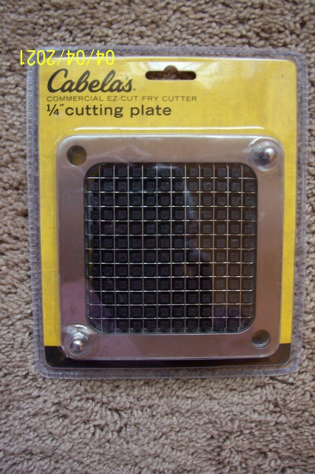 Cabela's 1/4" Commercial EZCut Fry Cutter Cutting Plate NIP eBay