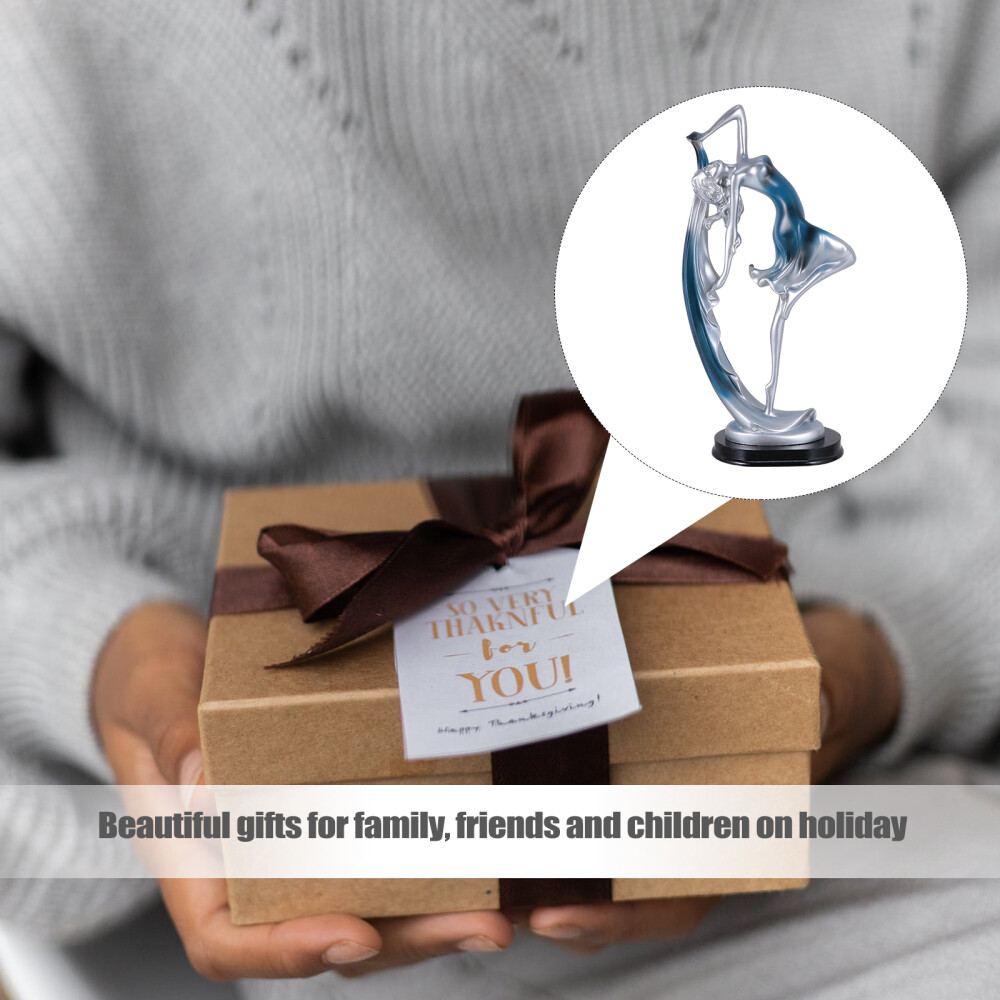 Statue Dancer Ornaments Desktop Figurine Interior Decoration Miss