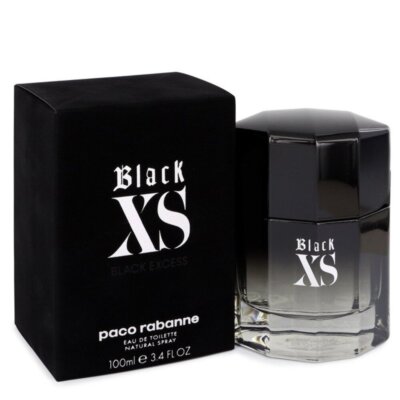 Black Xs By Paco Rabanne Eau De Toilette Spray (2018 New Packaging) 3.4 Oz (Men)