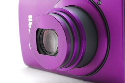 Near MINT ]Canon IXY 600F PowerShot ELPH 310 Purple Digital 12.1MP