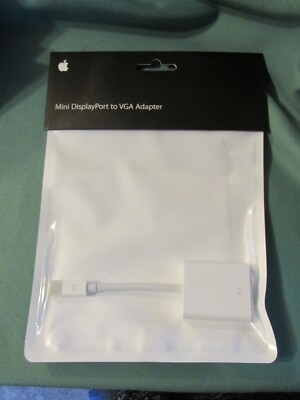 Genuine Apple Mini DisplayPort to VGA Adapter MB572Z/A New-Original Open Package