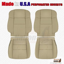 2009 2010 2011 201 22013 2014 Fits Acura TSX Driver Passenger Leather Cover Tan