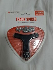 SofSole - Track Spikes 1/8" Pyramid Steel with Wrench Fits Most Brands free ship