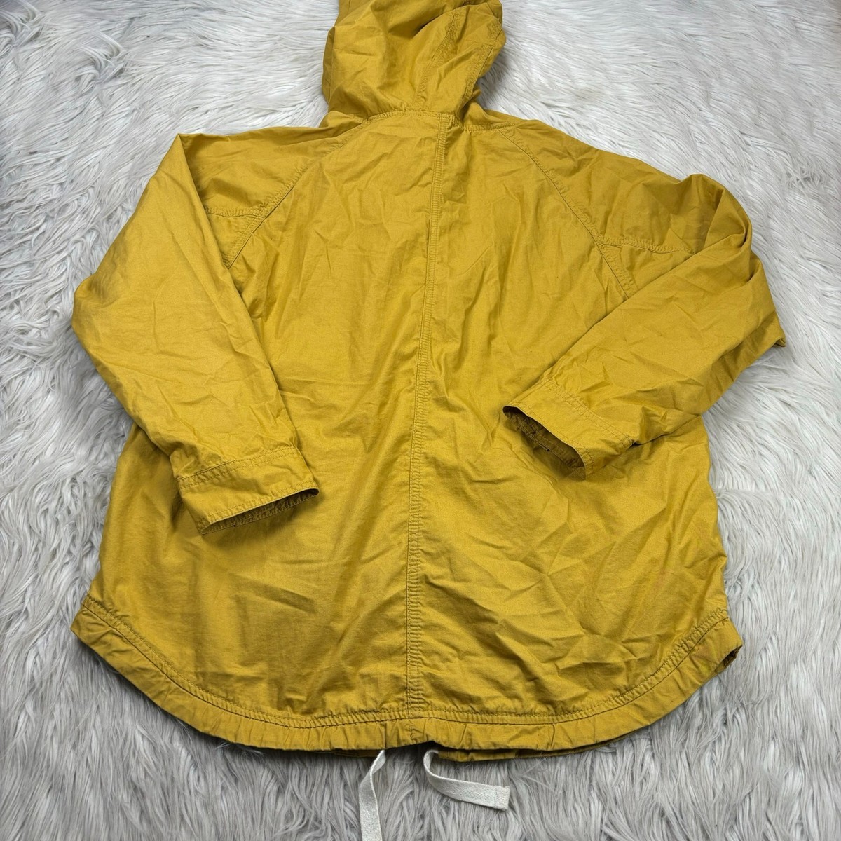 Monki Women's XS S Yellow Cotton Button Front Karolina Jacket