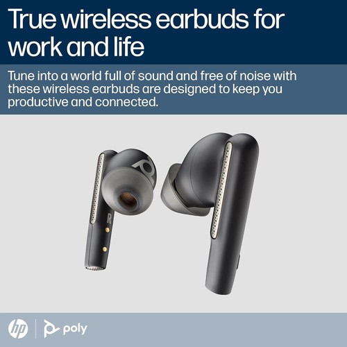 Écouteurs Poly (Plantronics) Voyager Free 60 UC True Wireless avec dongle BT-700C - Photo 12/19