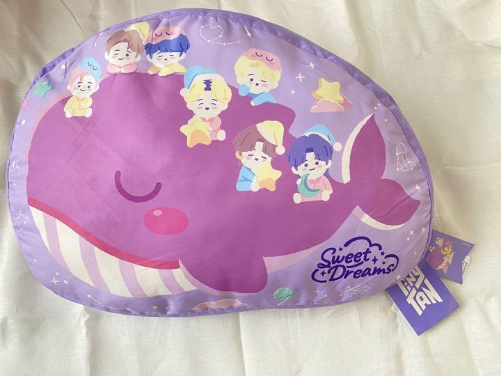 BTS TinyTAN Sweet Dreams Whale Premium Cushion 50cm Prize SEGA | eBay