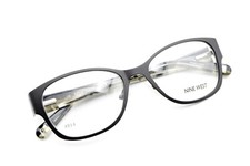NINE WEST NW1061 001 Matte Black 51-17-135 Eyeglass Frames Flex Hinges X814