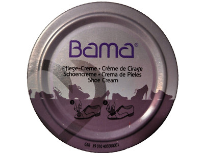 Bama Schuhpflege Pflegecreme Beige 50 ml Glastiegel Beigepflege für Tanzschuhe