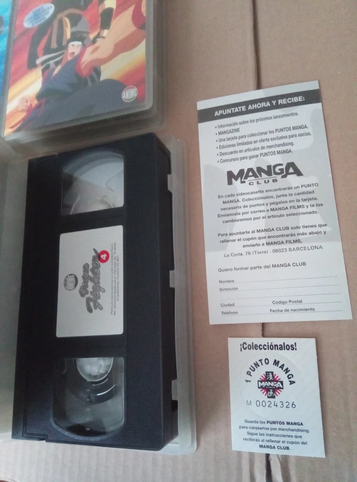 VHS Kassette - Virtua Fighter Episode 1-4 - Anime Manga Video in Spanisch, RAR! - Bild 3 von 4