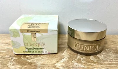 Clinique Blended Face Powder 20 Invisible Blend 0.88 OZ. / 25 g NIB
