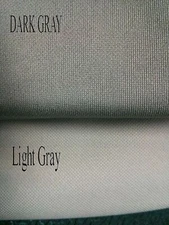 Stereo Speaker Grill Cloth Fabric Light Gray 24"x60" Stretches Grey