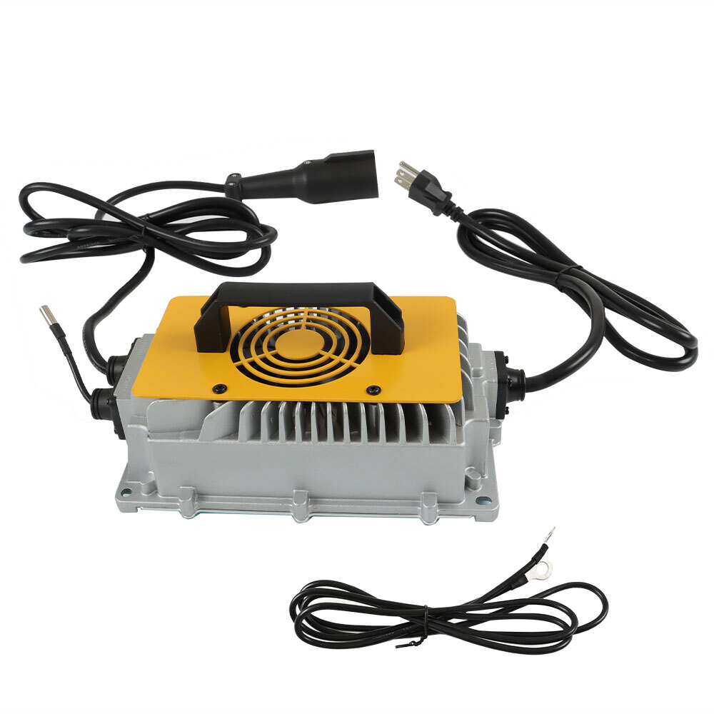 FIT For Club Car Golf Cart with Cable 48V 18A Waterproof Battery Charger