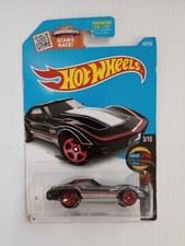 Hot Wheels HW Mild To Wild Corvette Stingray Black With Red/White Stripe 58/250