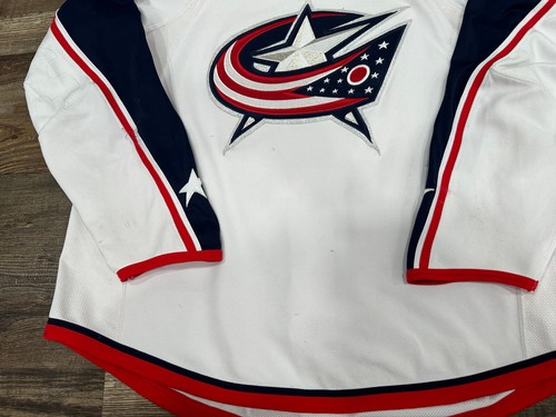 2007-08 Gilbert Brule Columbus Chaquetas Azules Juego Usado Usado Jersey Visitante 1 - Imagen 5 de 8