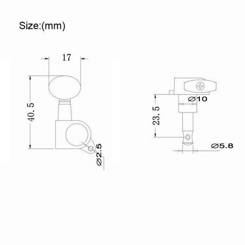 For Fender Strat Electric Guitar Tuning Pegs Keys Tuners Machine Heads