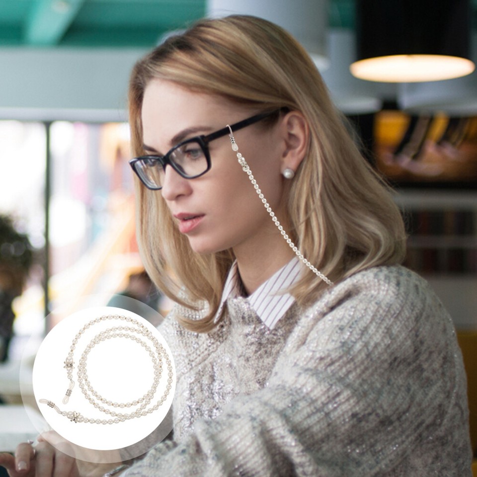 Pearl Eyeglass Chain Chains for Women Eyeglasses Strap Imitation Miss