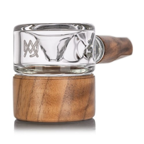 Mj Arsenal Alpine Series Granby Hand Pipe - Clear/Walnut Hand Pipe - NEW - Picture 7 of 10