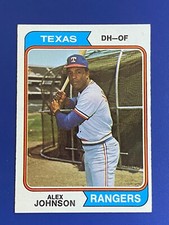 ⚾ 1974 Topps Baseball Base Card #107 Alex JOHNSON - EXMT or better ⚾