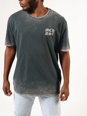 Men's Grey T-Shirt Slim Fit Crew Neck Casual Basic Tee | FREE FAST SHIPPING
