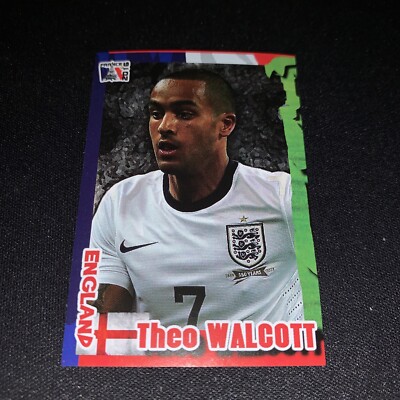 #83 Theo Walcott England SchoolShop France Euro 2016 sticker
