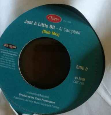 7'' AL CAMPBELL / JUST A LITTLE BIT / CHARM RECORDS / REGGAE / DANCEHALLL