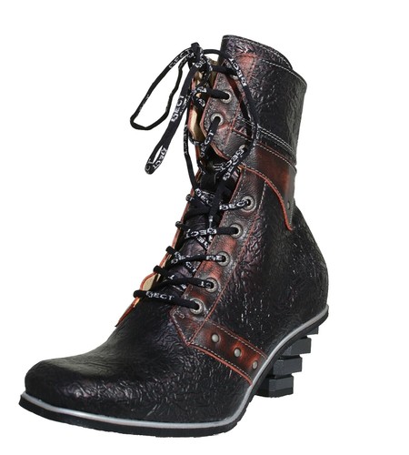 Bottes Femme Eject Noires - Taille 10/40 EU - Neuves Dans Leur Boîte (emballage Cheville Détachable)