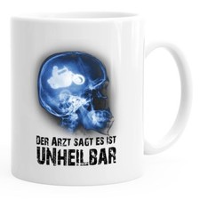Kaffee-Tasse Xray Der Arzt sagt es ist unheil...