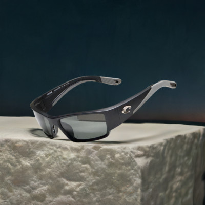 Costa Del Mar Sunglasses Corbina Pro Black frame Gray 580 polarized Glass lens