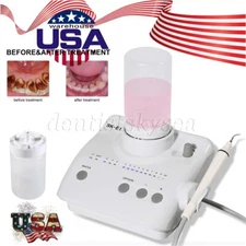 Dental Portable Ultrasonic Piezo Scaler 2*Bottles fit Cavitron EMS Handpiece