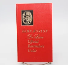Old Mr. Boston De Luxe Official Bartender's Guide 1968  Hardcover Book