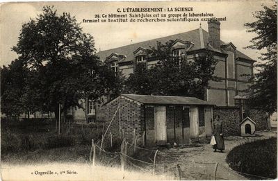 Old postcard The Establishment La Sience - This building St-Jules is a group (182277)