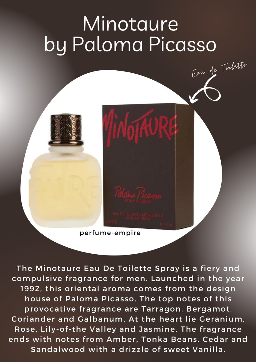 Perfume Paloma Picasso Parfum Minotaure MINOTAURE POUR HOMME