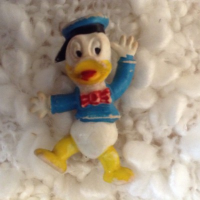Vintage Walt Disney Productions Ente 2'' Figur
