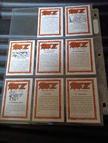 1992 Marvel Entertainment Group Ghost Rider 11 Trading Cards Lot Of 68 Cards - Picture 12 of 18