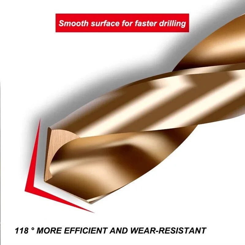 13.5mm-30mm HSS Cobalt Drill Bit Reduced Shank Drills for Wood, Stainless steel, - Image 2 of 4