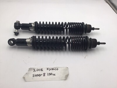 2016 Kymco Super 8 150x OEM Dual Rear Shocks / Absorbers / Suspension Adjustable