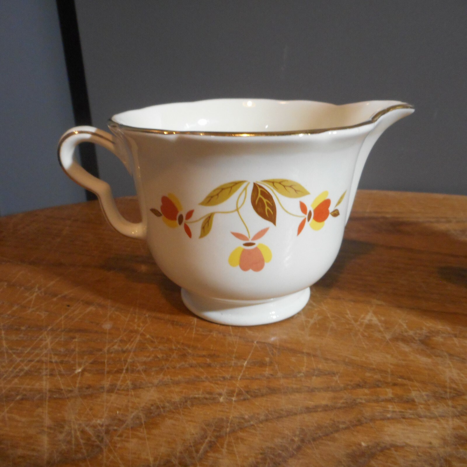 Hall Superior Autumn Leaf Jewel Creamer and Sugar Bowl no Lid eBay