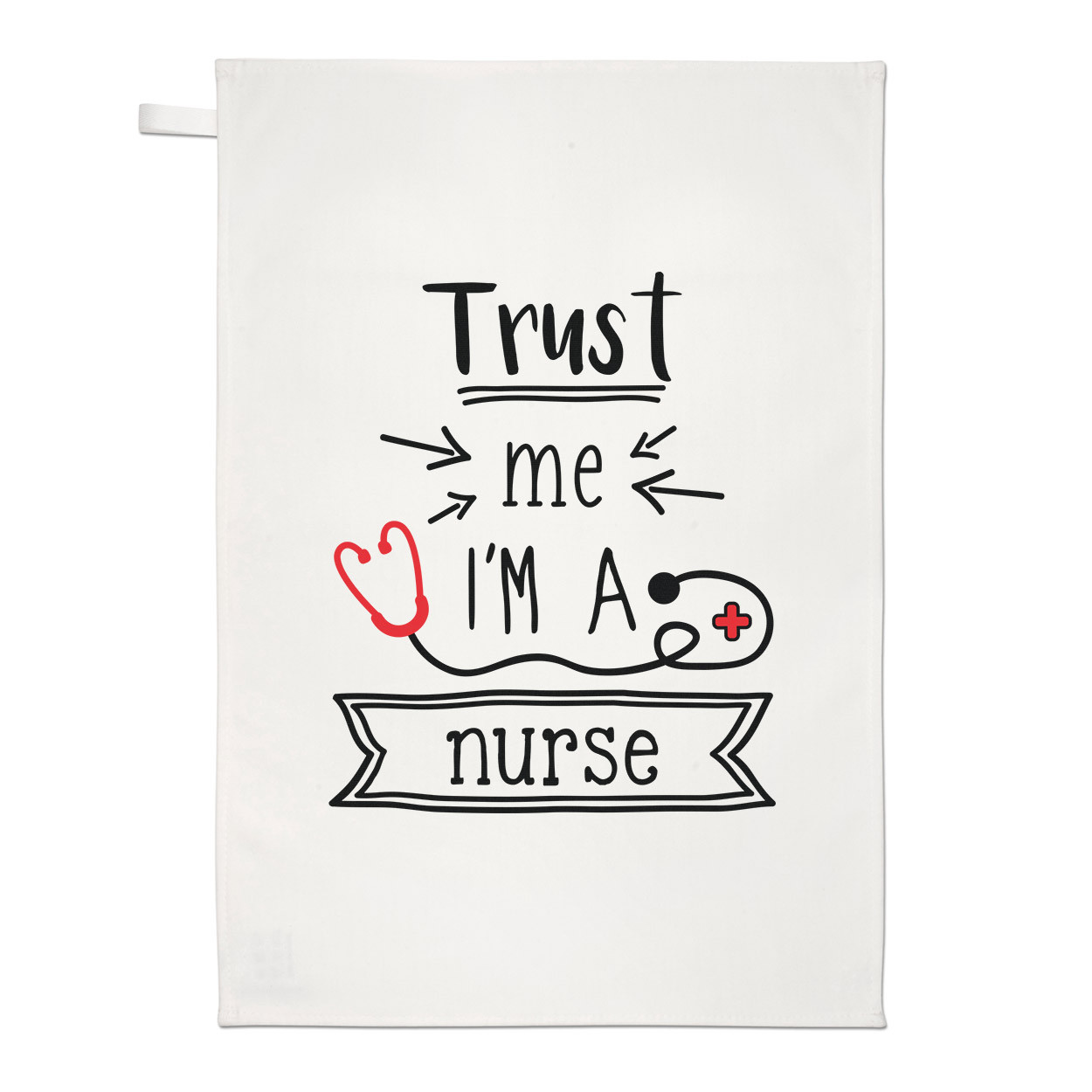 Trust Me I'm A Nurse Tea Towel Dish Cloth - Funny Medical Carer