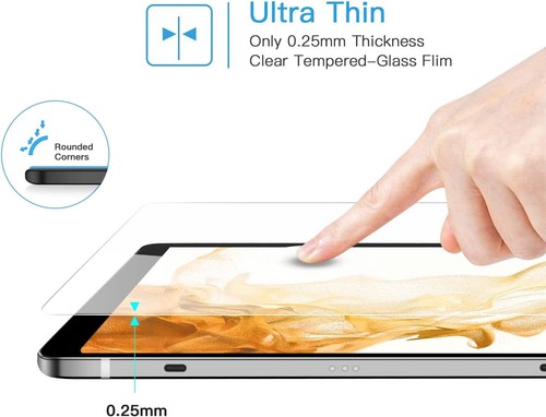 For Samsung Galaxy Tab S10FE+ S9 A9+ A8 A7 Lite Tempered Glass Screen Protector - Picture 4 of 11