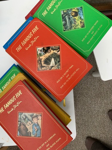 enid blyton vintage hardback books 11 books from 1981