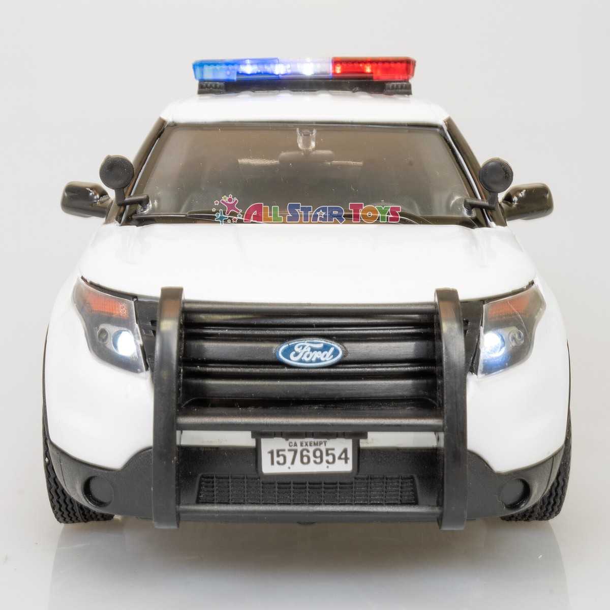 2015 FORD POLICE INTERCEPTOR UNMARKED WHITE W LIGHTS & SIREN