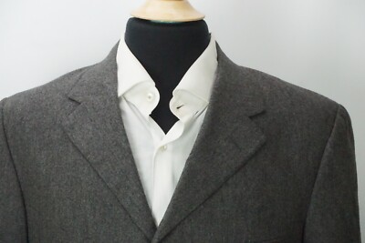 Ralph Lauren Purple Label RLPL Wool Flannel Gray Sport Coat Jacket