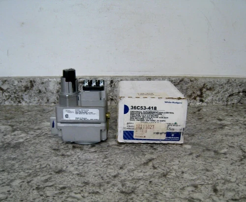 NEW White-Rodgers 36C53-418 3/4" x 3/4" 24V Furnace Gas Valve FREE SHIPPING